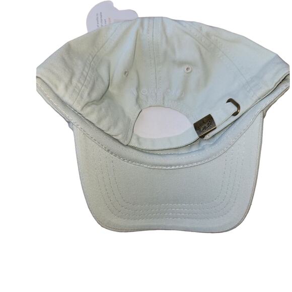 Ivory‎ Ella Elephant Logo Baseball Cap Hat Adjustable Mint Green Cotton - Picture 3 of 7